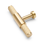 Thumbnail: Manovella - Miranda Knurled Cupboard 'T' Knob Pull L80mm