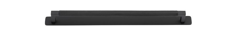 Thumbnail: Iver - Brunswick Knurled Cabinet Pull Handle with Backplate