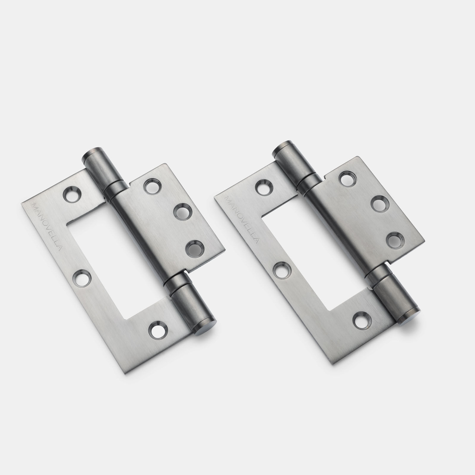 Manovella - Ball Bearing Hirline / Fast Fix Hinge H100xW70xT2.5mm (Pair)