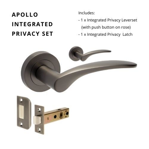 Thumbnail: Zanda - Futura Apollo Door Lever on Round Rose - All Variants