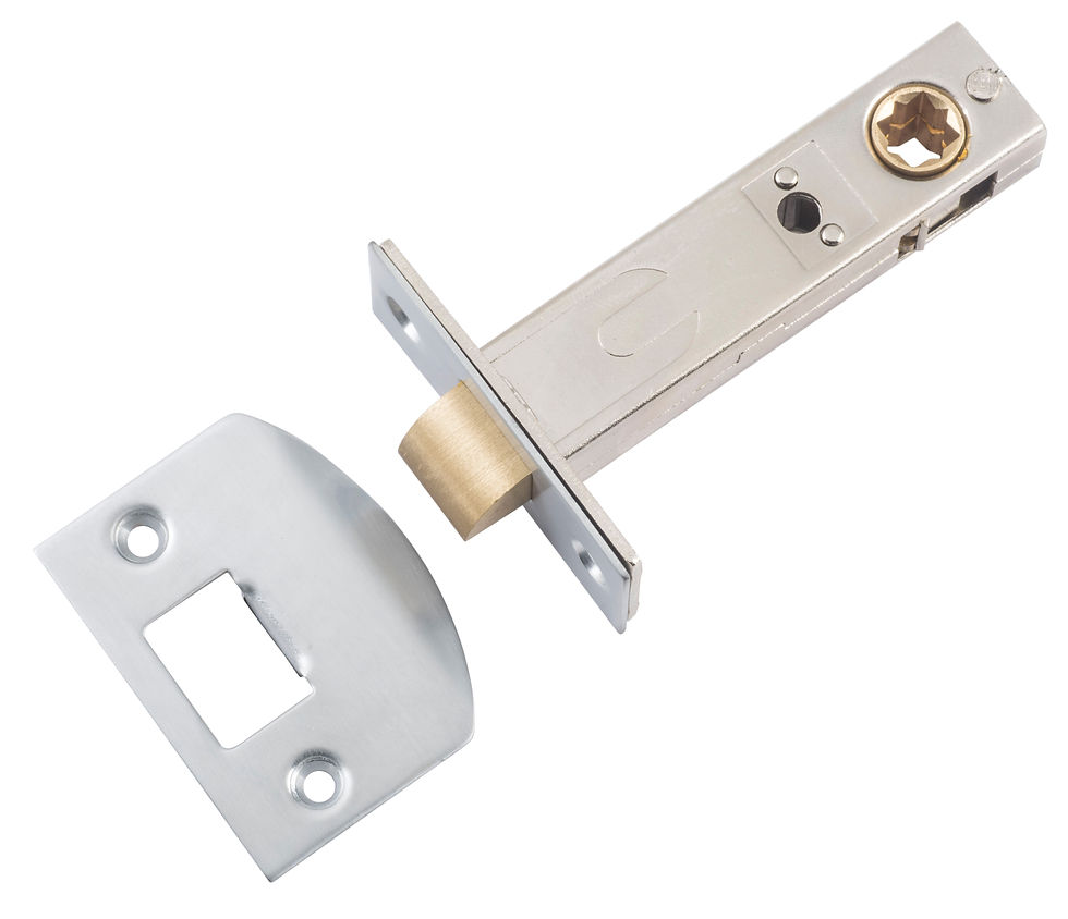 Thumbnail: TradCo - Double Sprung Split Cam Tube Latch with 'D' Striker B70mm