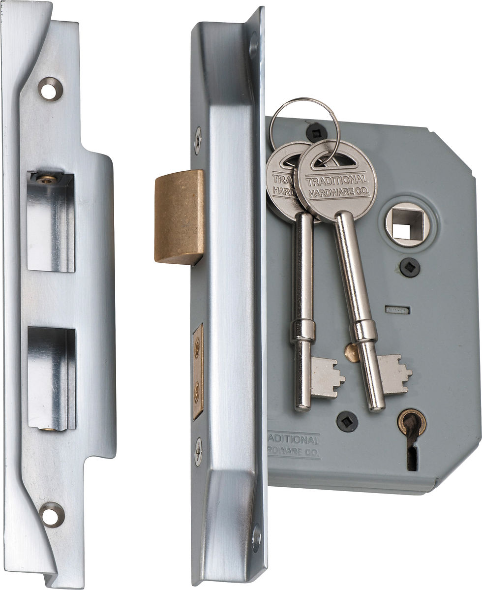 Thumbnail: TradCo - Rebated 5 Lever High Security Mortice Lock B57mm