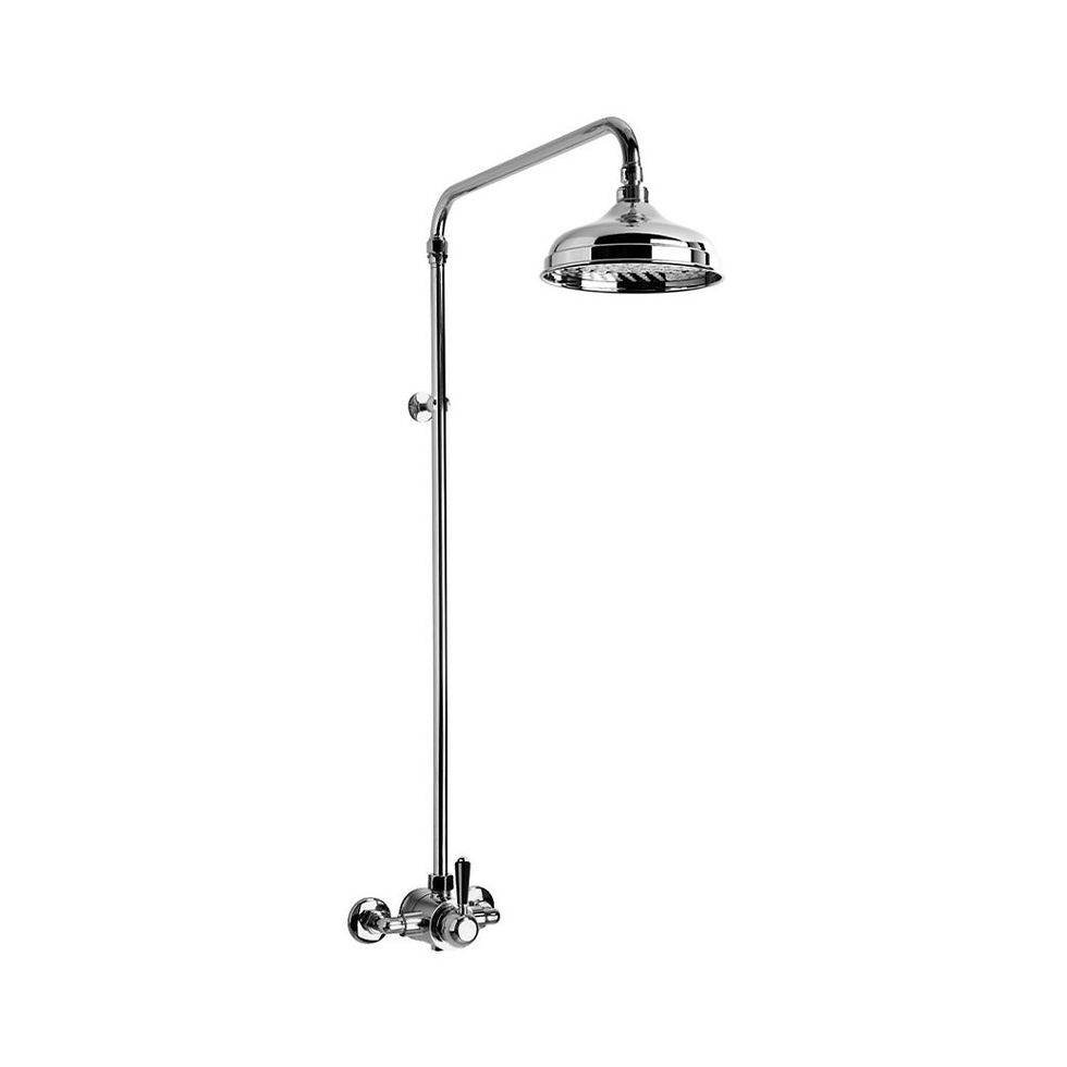 Thumbnail: Brodware - Neu England - Exposed Shower Mixer Set w/ 200mm Rose 1.8014.20.3.01+
