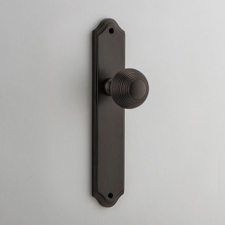 Thumbnail: Iver - Guildford Door Knob on Shouldered Backplate - All Variants