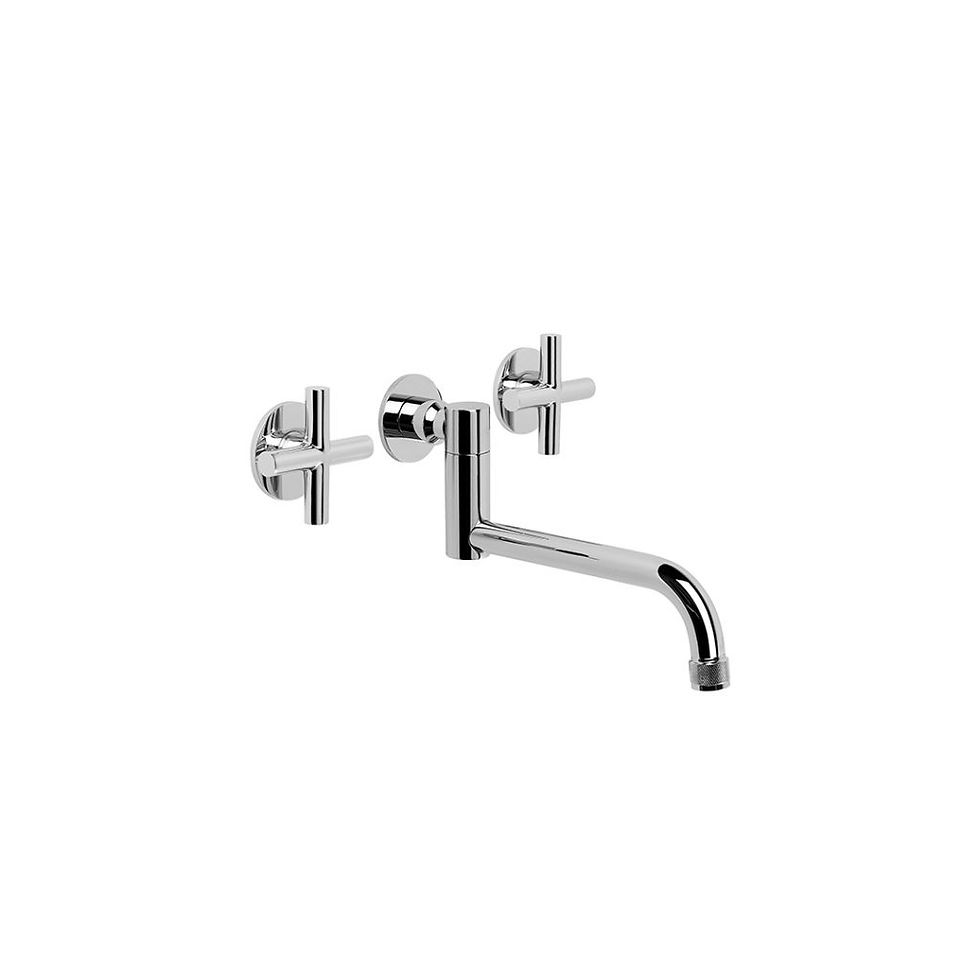 Thumbnail: Brodware - Yokato - Wall Set with Double Swivel Spout 1.9329.00.7.01+