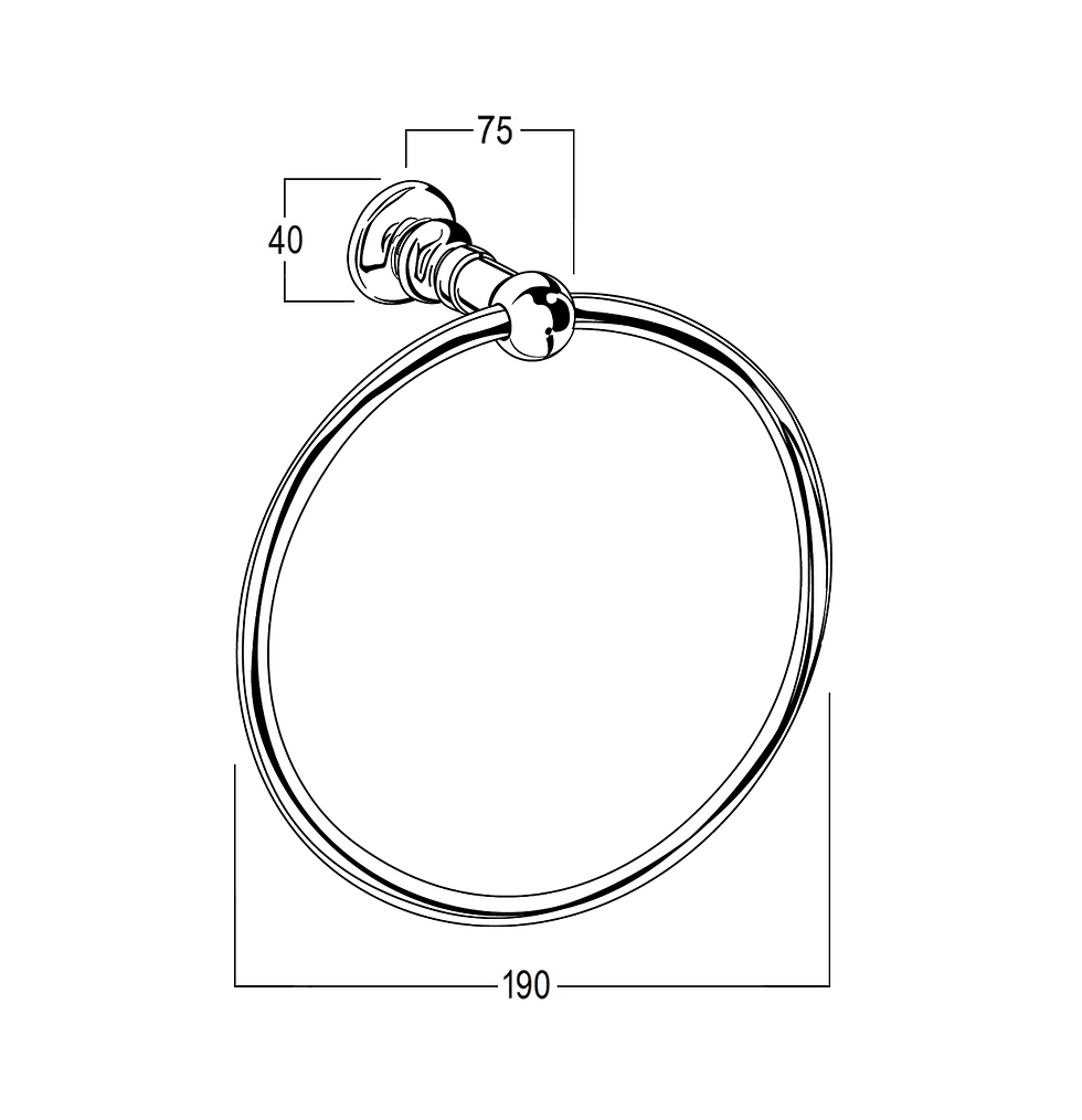 Thumbnail: CB Ideal - Olde Adelaide - Towel Ring