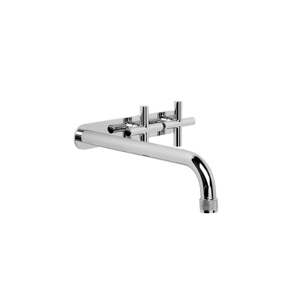 Thumbnail: Brodware - Yokato - Wall Set on Plate with 200mm Spout 1.9306.02.7.01+