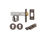 Thumbnail: Iver - Round Profile Euro Mortice Deadbolt Kit B60mm