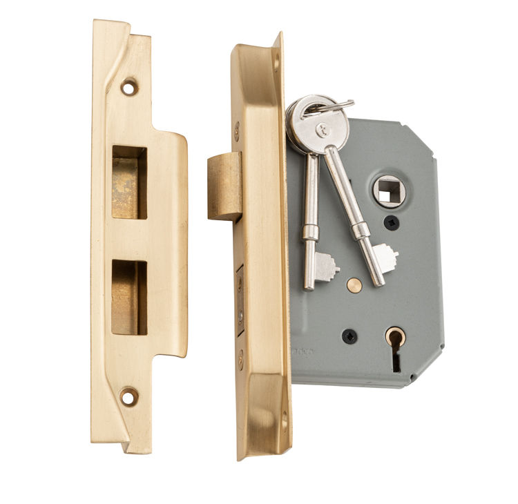 Thumbnail: TradCo - Rebated 5 Lever High Security Mortice Lock B57mm