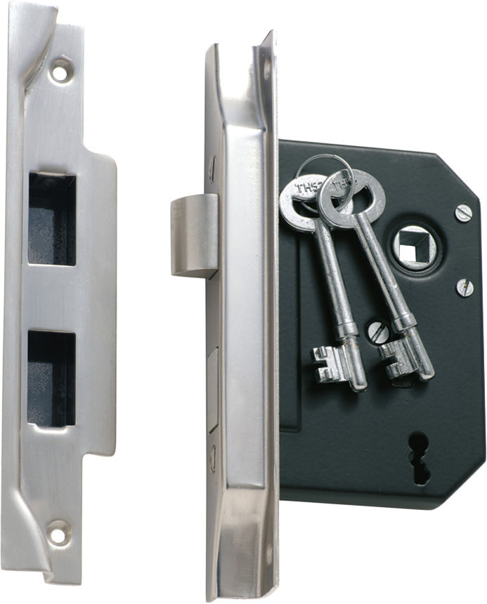Thumbnail: TradCo - Rebated 3 Lever Low Security Mortice Lock B57mm