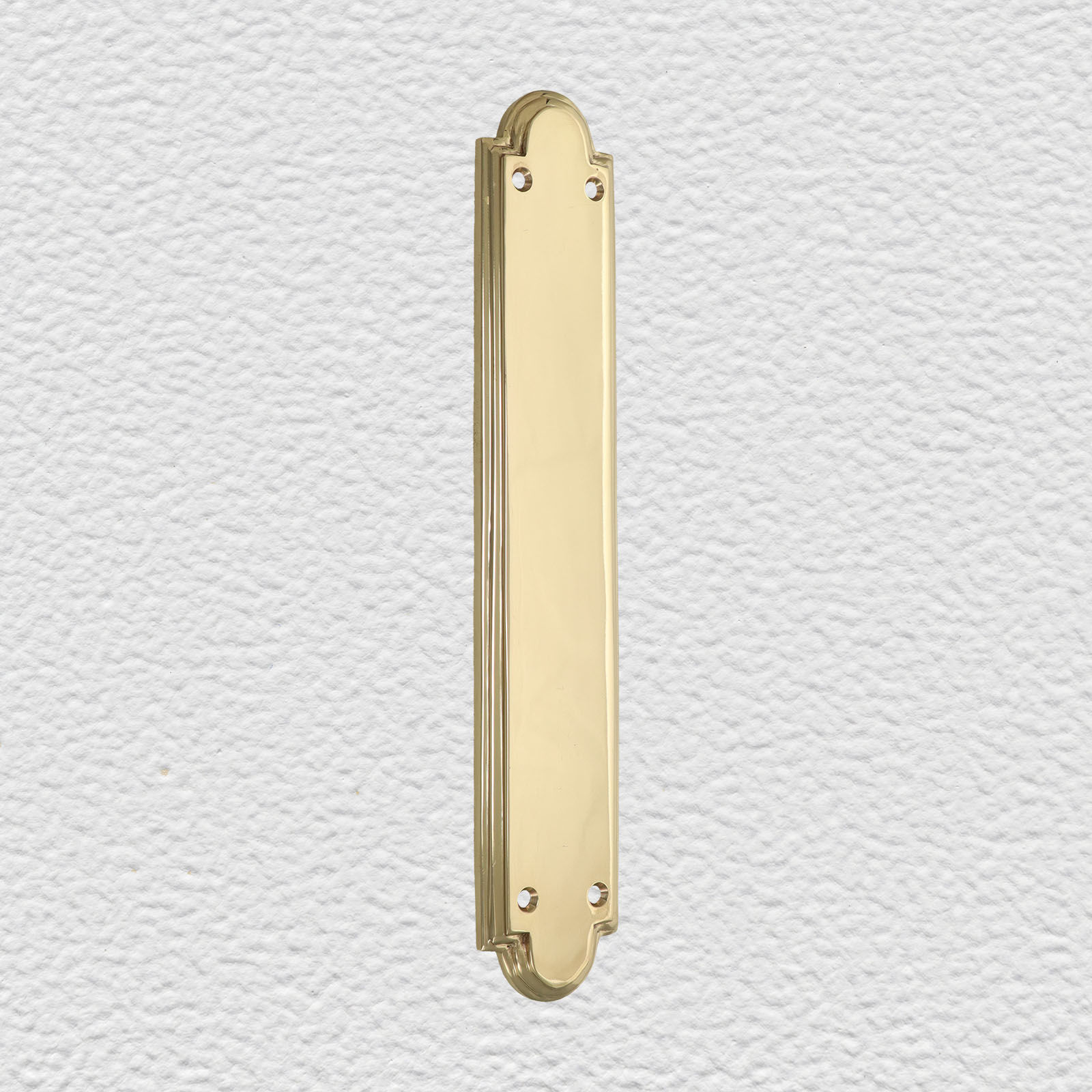 Domino Brass - 4560 Triple Tapered Shouldered Push Plate H240xW45mm