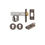 Thumbnail: Iver - Round Profile Euro Mortice Deadbolt Kit B60mm