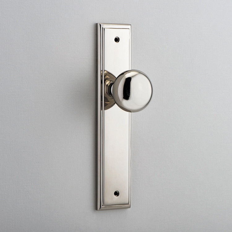 Thumbnail: Iver - Cambridge Door Knob on Stepped Backplate - All Variants