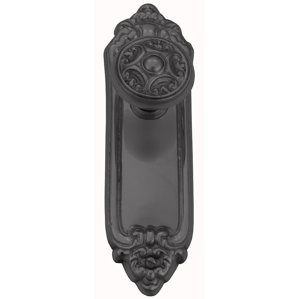 Thumbnail: Domino Brass - K44+P540 Ornate Victorian Door Knob - All Variants
