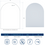 Thumbnail: Thermogroup - Ablaze Polished Edge Mirrors - Arch Church - Various Sizes