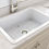 Thumbnail: Turner Hastings - Gloss White Cuisine 68 x 48 Fine Fireclay Inset Sink
