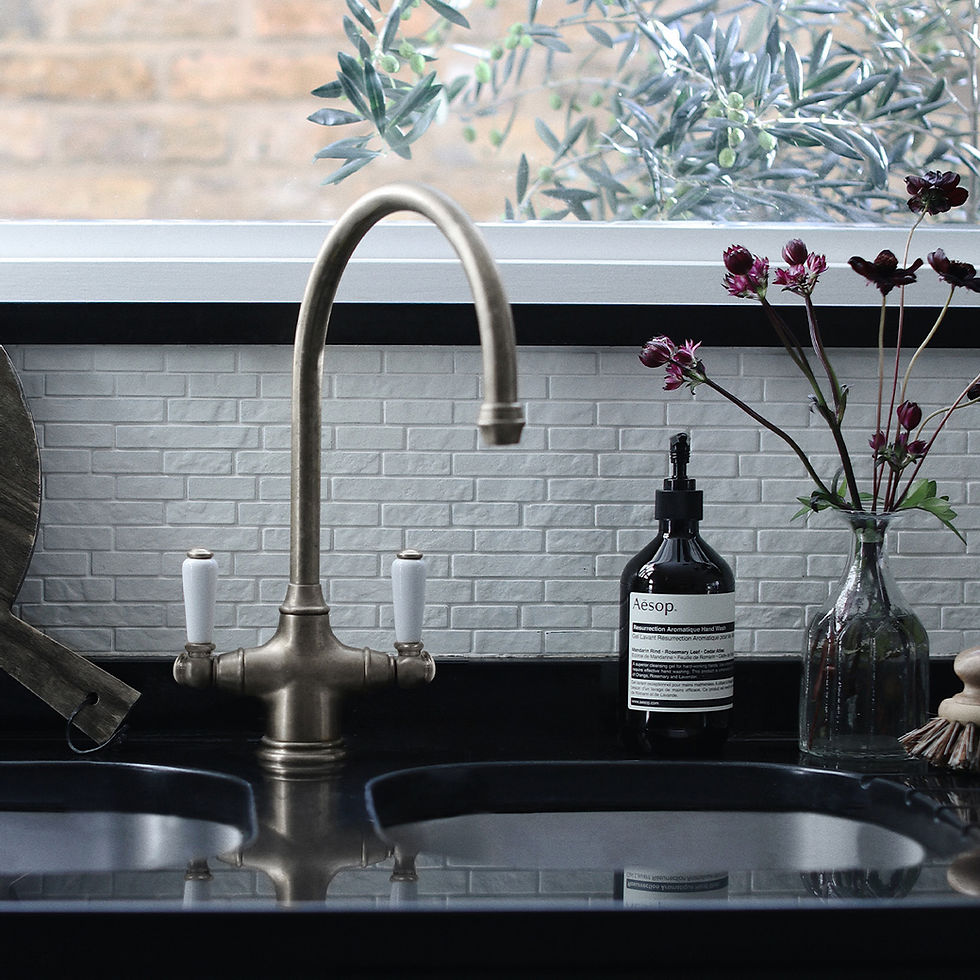Thumbnail: Shaws by Perrin & Rowe - Ribble Double Kitchen Mixer