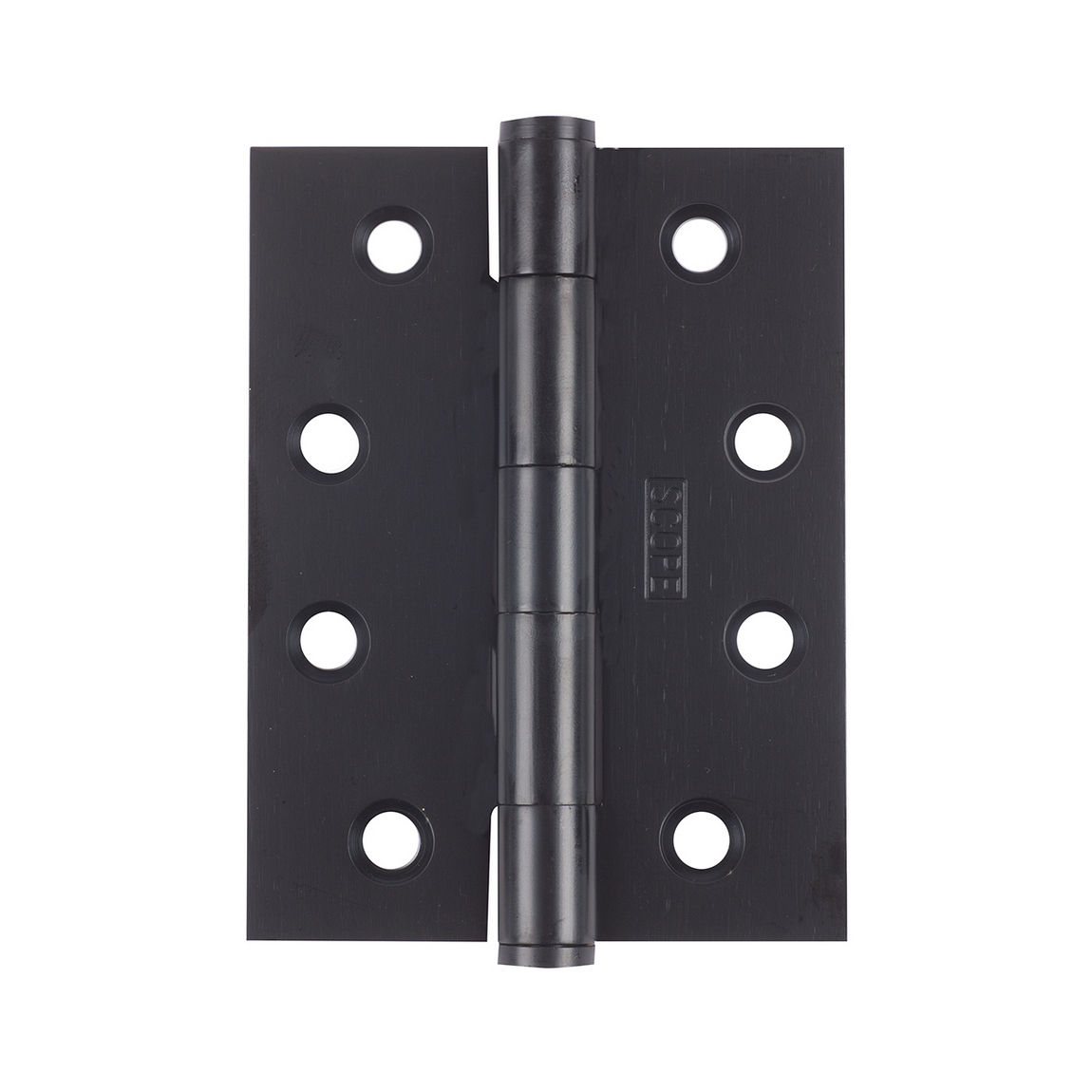 Scope - Matt Black Fixed Pin Butt Hinge (2 Sizes)