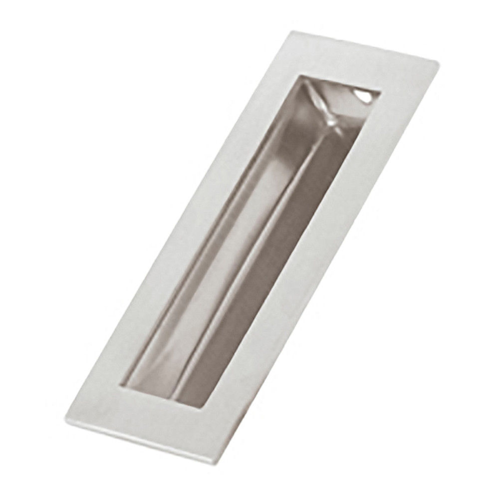 Scope - FP34 Rectangular Stainless Sliding Door Flush Pull H120xW40mm