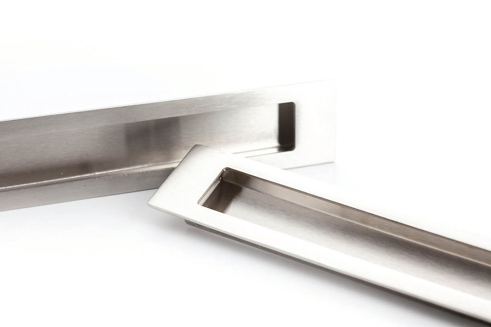 Thumbnail: Castella - Slate Sliding Door Flush Pull