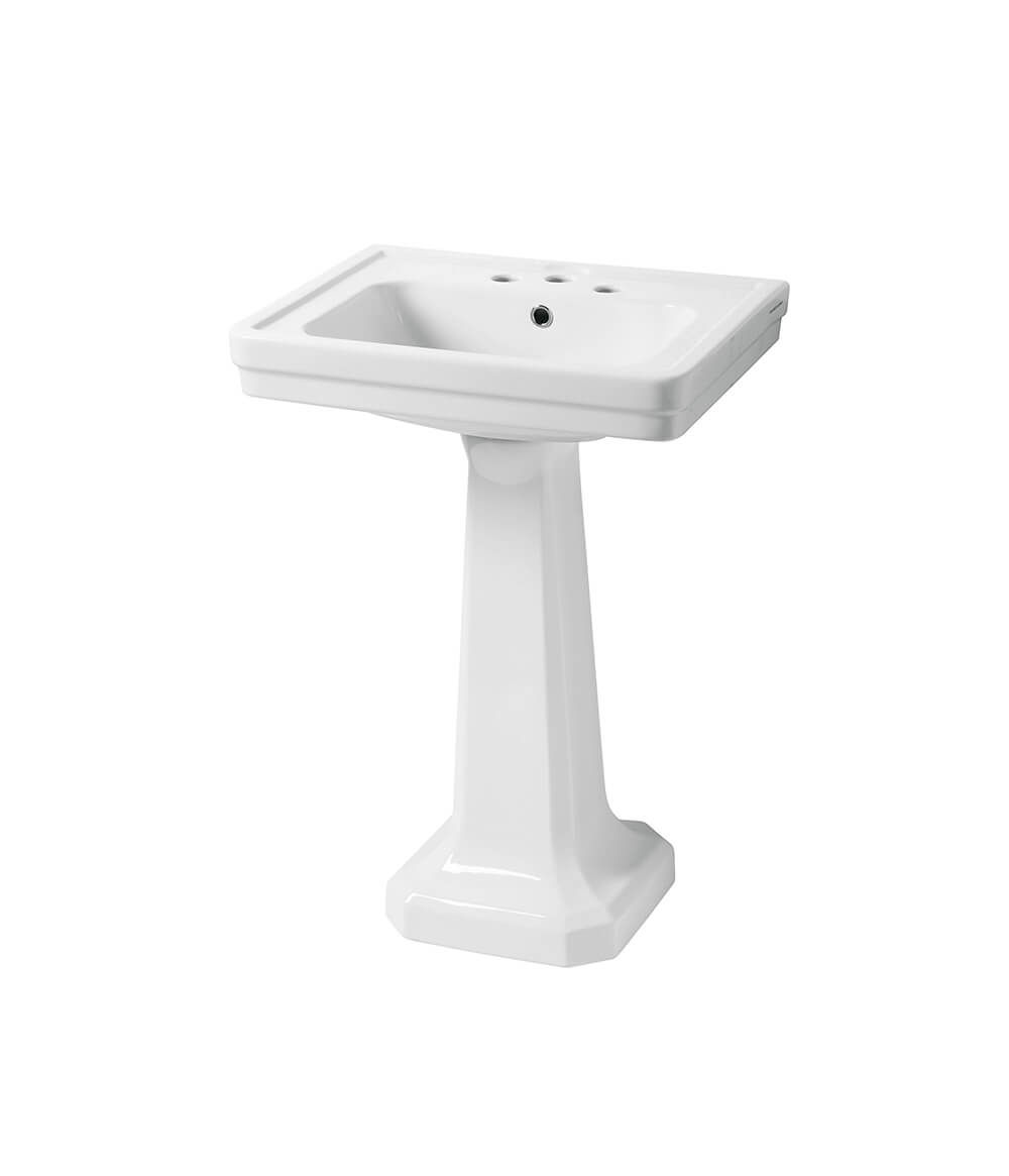Turner Hastings - Stafford 58 x 45 Traditional Wash Basin & Pedestal