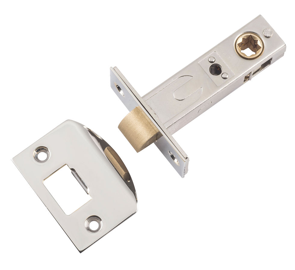 Thumbnail: TradCo - Double Sprung Split Cam Tube Latch with 'D' Striker B60mm