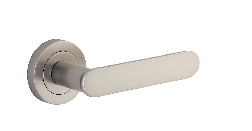 Thumbnail: Iver - Bronte Door Lever on Round Rose (All Variants)