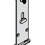 Thumbnail: Brio - 456RE Lockable Flush Reverse Barrel Bolt - Rounded 190, 450mm