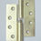 Thumbnail: Worldwide - Satin Brass - Lift Off Hinge - H100xW75xD2.5mm