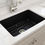 Thumbnail: Turner Hastings - Matte Black Cuisine 68 x 48 Fine Fireclay Inset Sink