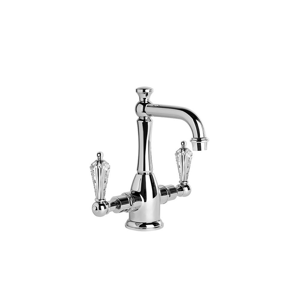 Thumbnail: Brodware - Neu England - Basin Double Mixer w/ Traditional Spout 1.8004.02.2.01+