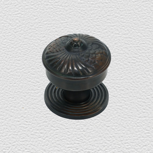 Domino Brass - 2525 Design Centre Door Knob D70mm | Windsor Restorations
