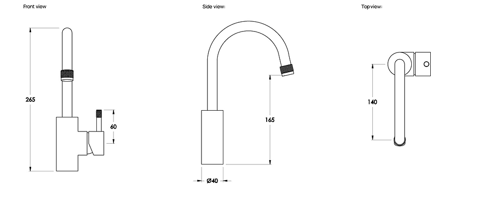 Thumbnail: Brodware - Yokato - Basin Mixer with Gooseneck Spout 1.9303.00.7.01+