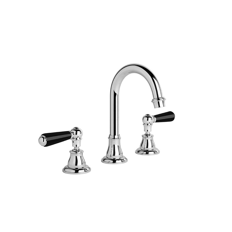Thumbnail: Brodware - Neu England - Basin Set with Gooseneck Spout 1.8000.00.2.01+