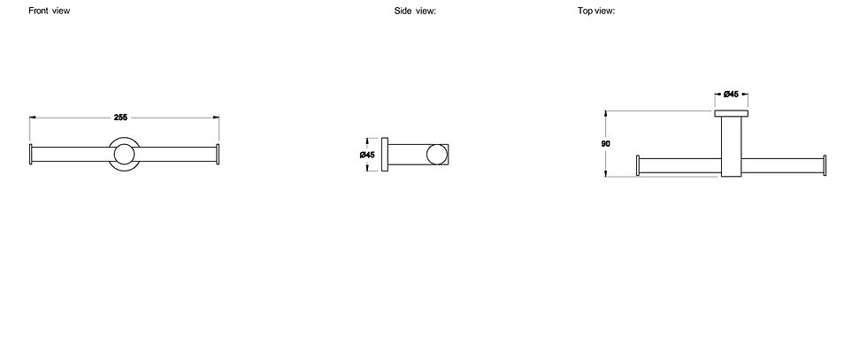 Thumbnail: Brodware - City Plus - Double Toilet Roll Holder 1.9761.04.0.01