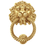 Thumbnail: Domino Brass - The Grandest Lion's Head Door Knocker H330xW218mm