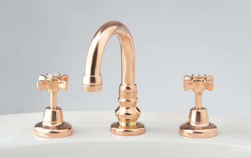 Thumbnail: CB Ideal - Heritage - Basin Set with Swivel Gooseneck Spout
