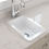 Thumbnail: Turner Hastings - Gloss White Cuisine 30 x 46 Fine Fireclay Inset Sink
