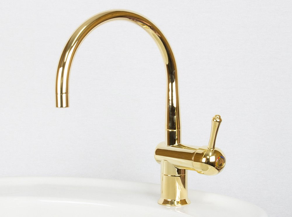 CB Ideal - Roulette Lever - Kitchen Flick Mixer with Floline Outlet