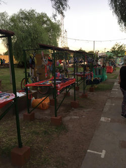 De a poco la Feria se va armando