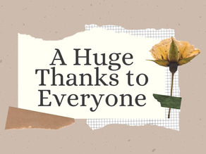 [Experience] A huge thanks to everyone! 