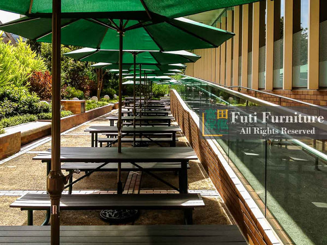 理工大學戶外餐桌安裝