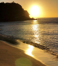 Coucher de soleil sur Grande Anse