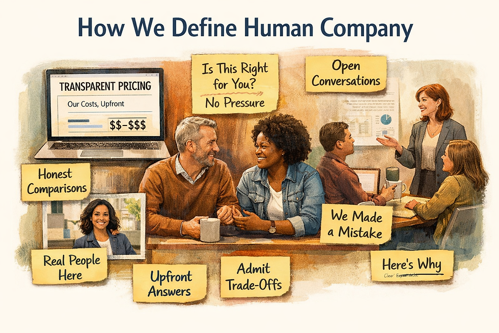 The most human company wins!