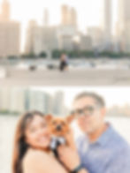 Chicago engagement photographer, Milton Lee Olive Park engagement, Chicago engagement session, Lake Michigan engagement photos, engagement session with dogs, romantic engagement photos, fun couple photos, nerdy couple engagement, Chicago skyline engagement, Navy Pier engagement photos, September engagement session, outdoor engagement photography, couple photography Chicago, playful engagement session, fall engagement photos