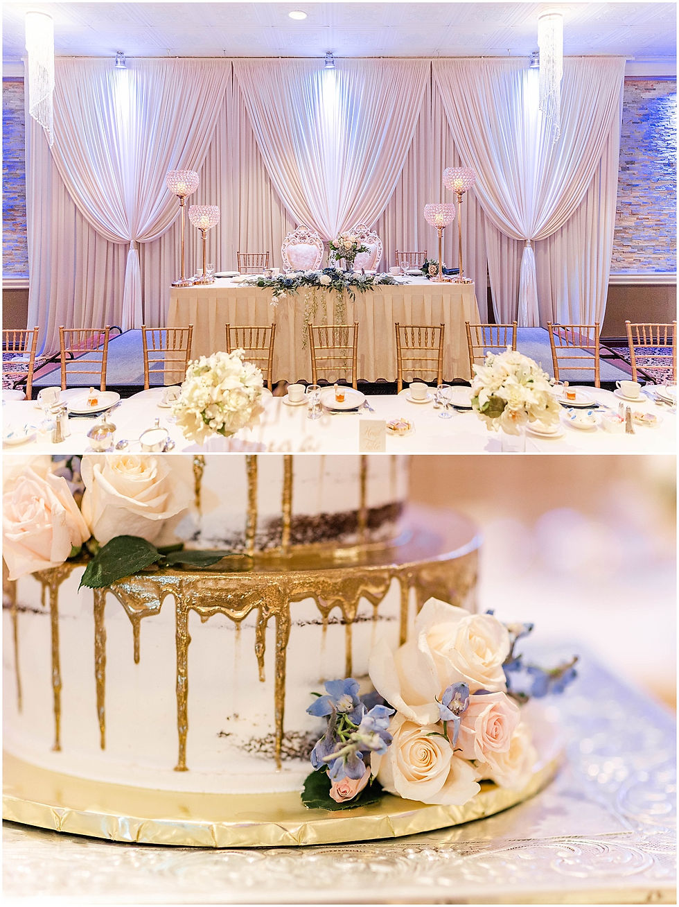 Manzo's Banquet Hall Wedding Des Plaines Illinois Wedding Photographer Navy Blue Betsy Johnson Wedding Shoes Something Blue