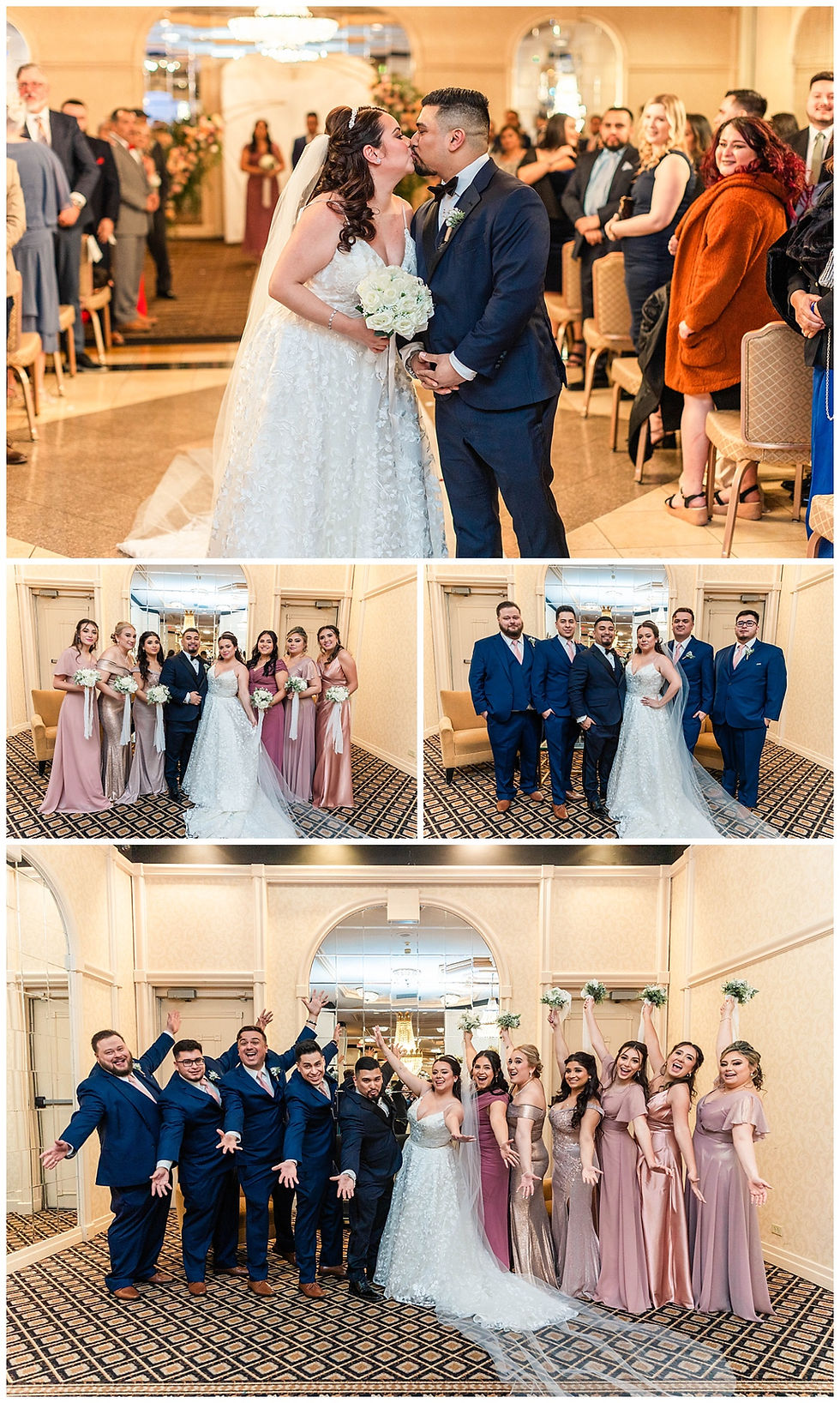 carlisle-banquets-wedding-cristina-juan-illinois-wedding-photographer mauve color pallet dusty pink
