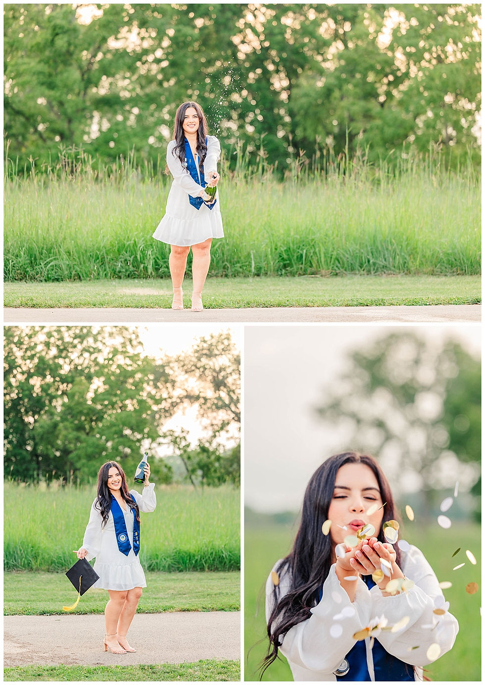 Rock Run Preserve Graduation Photoshoot First Generation Graduate Latine Graduation Photos Joliet Photographer