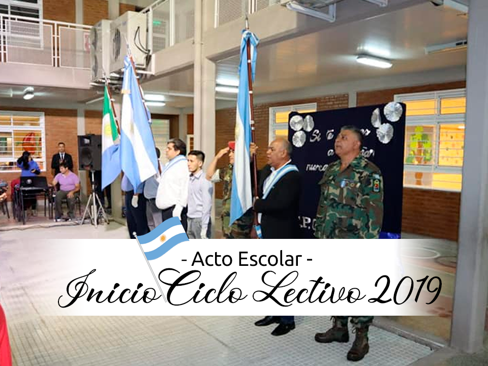 ACTO ESCOLAR | INICIO CICLO LECTIVO 2019