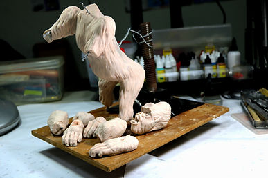 美國土原型雕塑